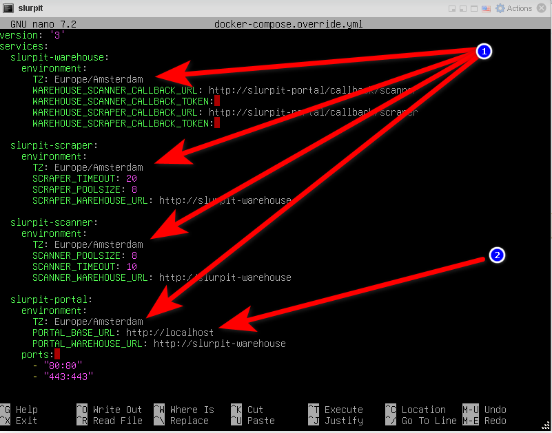 Docker configuration file