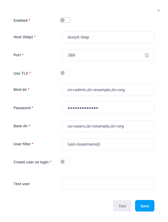 setup ldap