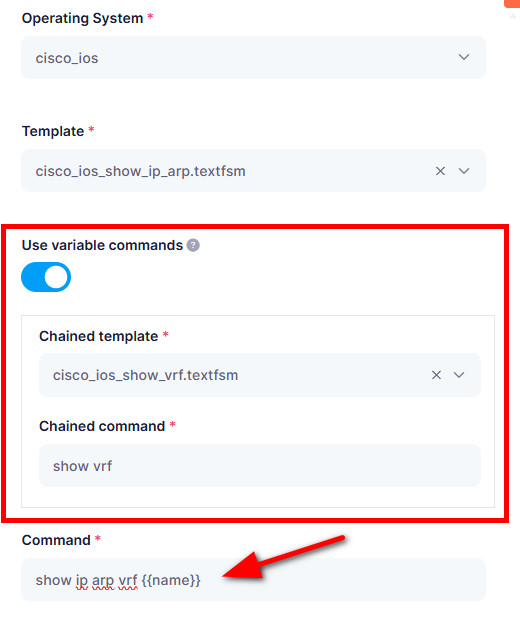 variable commands
